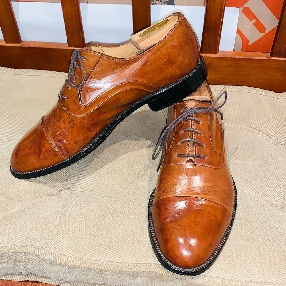 Johnston Murphy Cellini Cap Toe Oxford.